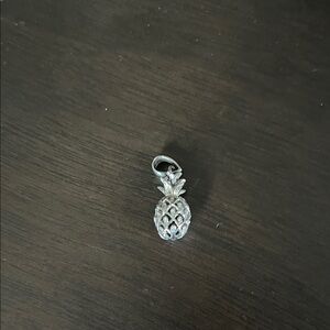 Silver Pineapple Charm Pendant